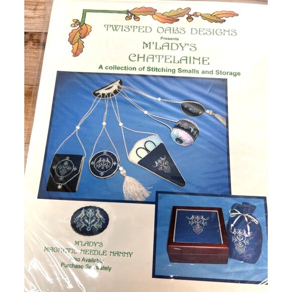 MLadys Chatelaine Cross Stitch Chart With Beads - Picture 2 of 5